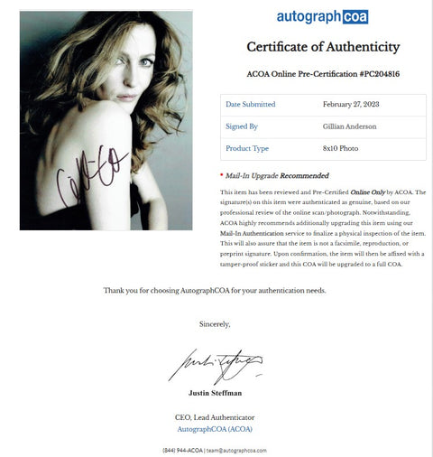 Gillian Anderson
