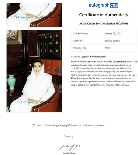 Benazir Bhutto