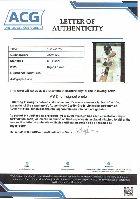 Mahendra Singh (MS) Dhoni