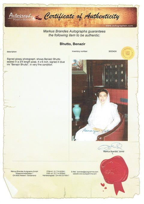 Benazir Bhutto