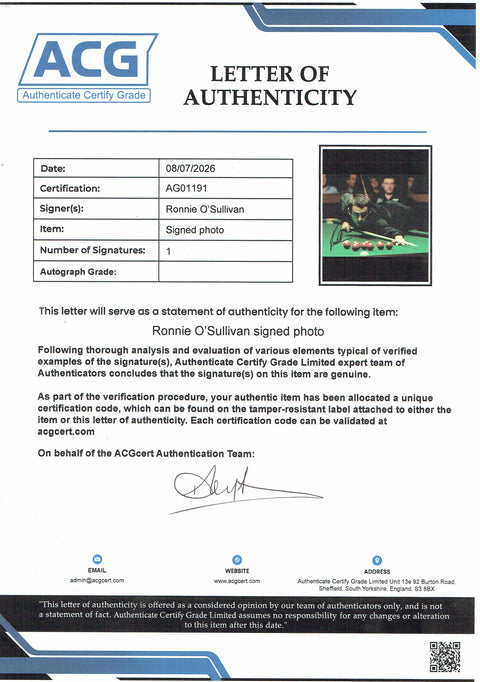 Ronnie O Sullivan