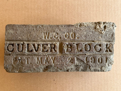 Indianapolis Motor Speedway Original Culver Brick