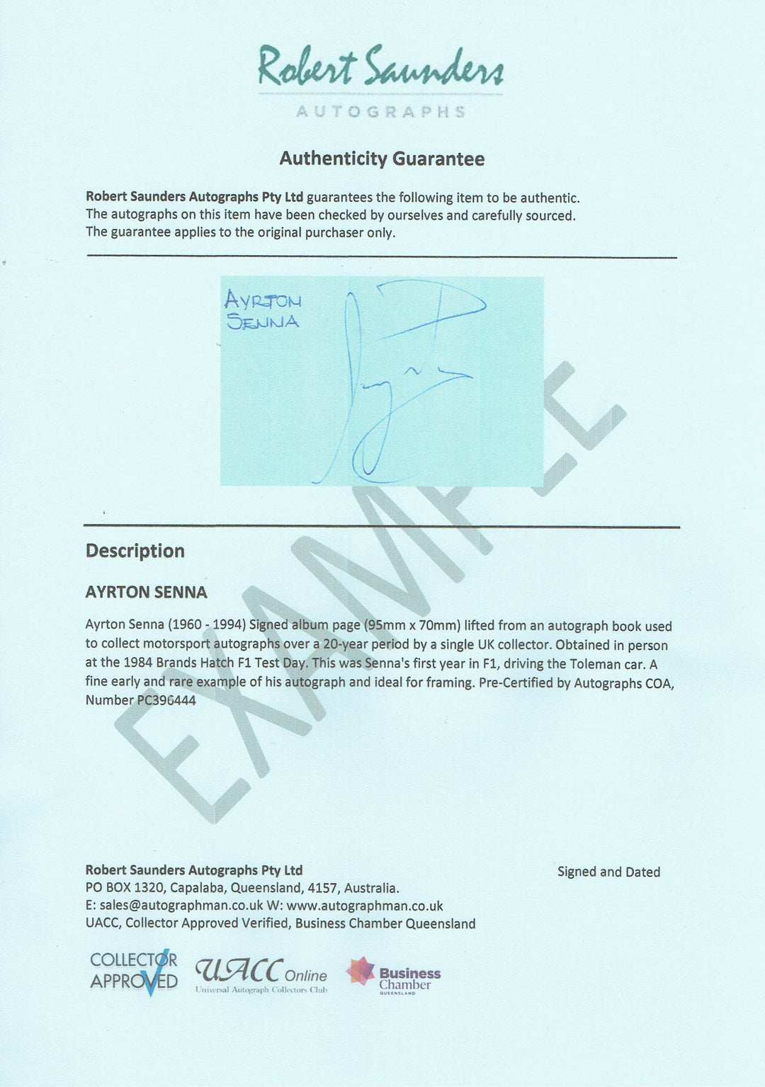 Michael File Michael Schumacher – autographman