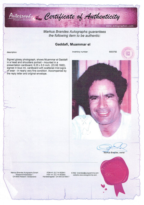 Muammar Gaddafi